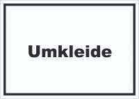 Umkleide Schild mit Text Ankleide Kabine waagerecht Umkleide Schild mit Text Ankleide Kabine waagerecht