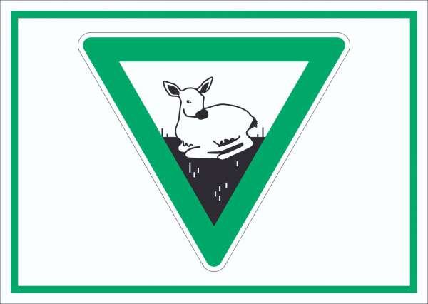 Setzzeit für Wild Symbol Schild