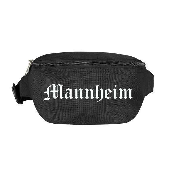 Mannheim Bauchtasche - Altdeutsch bedruckt - Gürteltasche Hipbag