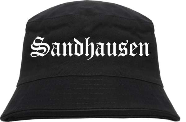 Sandhausen Fischerhut - Altdeutsch - bedruckt - Bucket Hat Anglerhut Hut