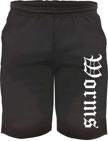 Worms Sweatshorts - Altdeutsch bedruckt - Kurze Hose Shorts