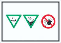 Vorschau: Brut- und Setzzeit Betreten verboten Symbol Aufkleber Vorschau: Brut- und Setzzeit Betreten verboten Symbol Aufkleber