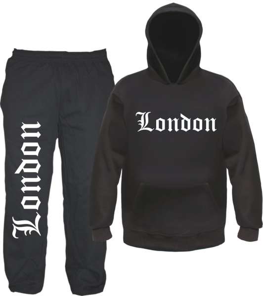 London Jogginganzug - Altdeutsch - Jogginghose und Hoodie