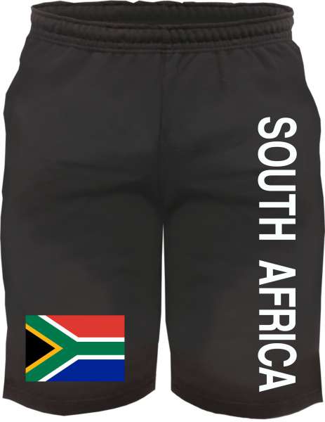 South Africa Sweatshorts - bedruckt - Kurze Hose Shorts Flagge Südafrika