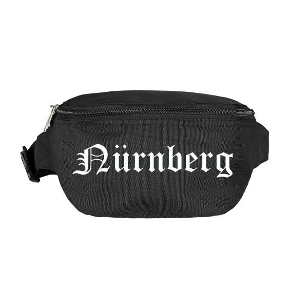 Nürnberg Bauchtasche - Altdeutsch bedruckt - Gürteltasche Hipbag