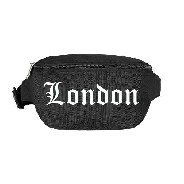 London Bauchtasche - Altdeutsch bedruckt - Gürteltasche Hipbag