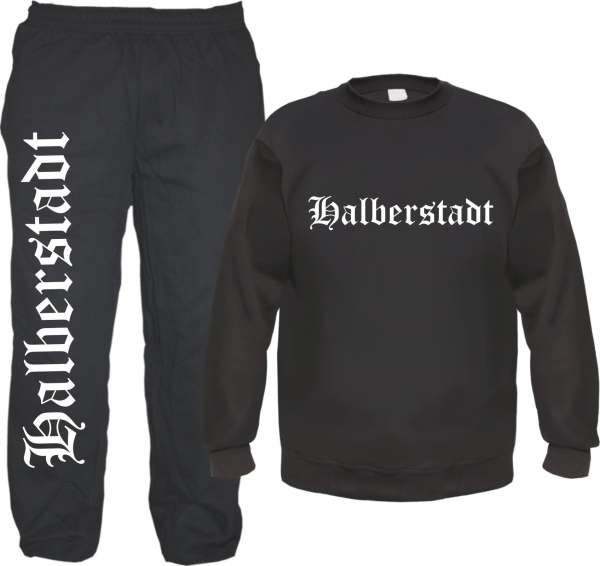 Halberstadt Jogginghose und Sweat im Set - Jogginganzug