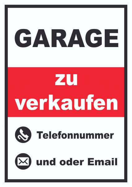 Garage zu verkaufen Hochkant