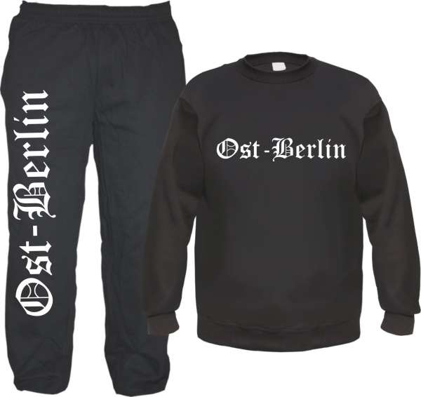 Ost-Berlin Jogginghose und Sweat im Set - Jogginganzug