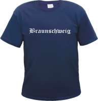 Braunschweig Herren T-Shirt - Altdeutsch - Blaues Tee Shirt Braunschweig Herren T-Shirt - Altdeutsch - Blaues Tee Shirt