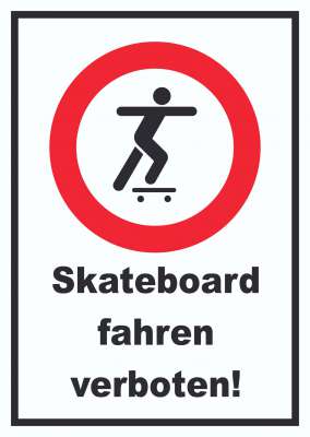 E- Scooter Abstellen verboten Symbol Schild Elektro -Tretroller Roller
