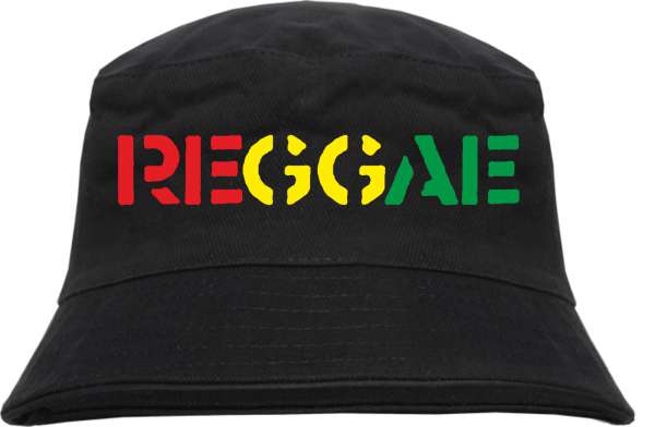 Reggae Fischerhut - bedruckt - Bucket Hat Anglerhut Hut
