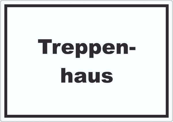 Treppenhaus Aufkleber mit Text Stufen steigen waagerecht