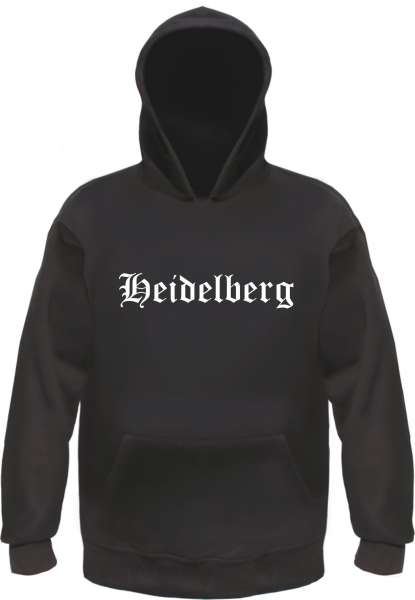 Heidelberg Kapuzensweatshirt - Altdeutsch bedruckt - Hoodie Kapuzenpullover