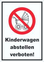 Kinderwagen abstellen verboten Kinderwagen abstellen verboten