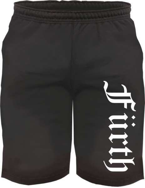 Fürth Sweatshorts - Altdeutsch bedruckt - Kurze Hose Shorts