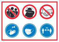 Hygieneregeln Symbol Schild Hygieneregeln Symbol Schild