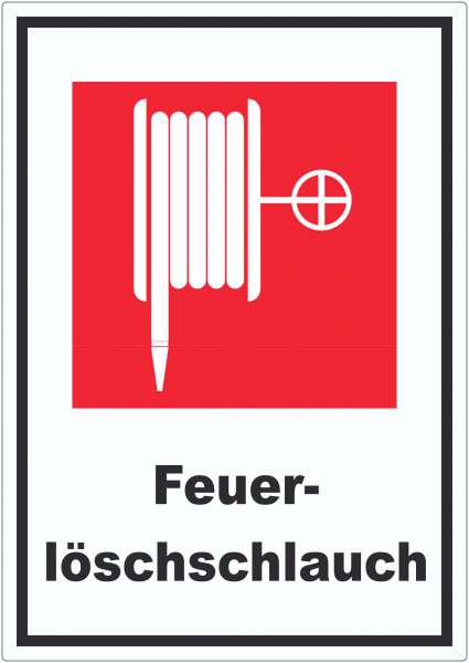 Feuerlöschschlauch Aufkleber