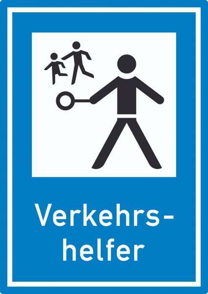 Verkehrshelfer Aufkleber