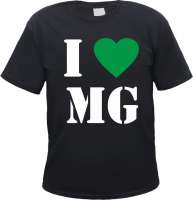 Mönchengladbach Herren T-Shirt - Tee Shirt - I Love MG Mönchengladbach Herren T-Shirt - Tee Shirt - I Love MG