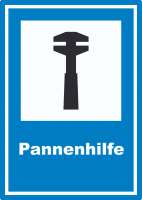 Pannenhilfe Aufkleber Pannenhilfe Aufkleber