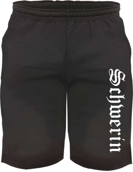 Schwerin Sweatshorts - Altdeutsch bedruckt - Kurze Hose Shorts