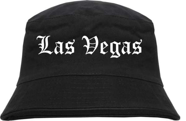 Las Vegas Fischerhut - Altdeutsch - bedruckt - Bucket Hat Anglerhut Hut