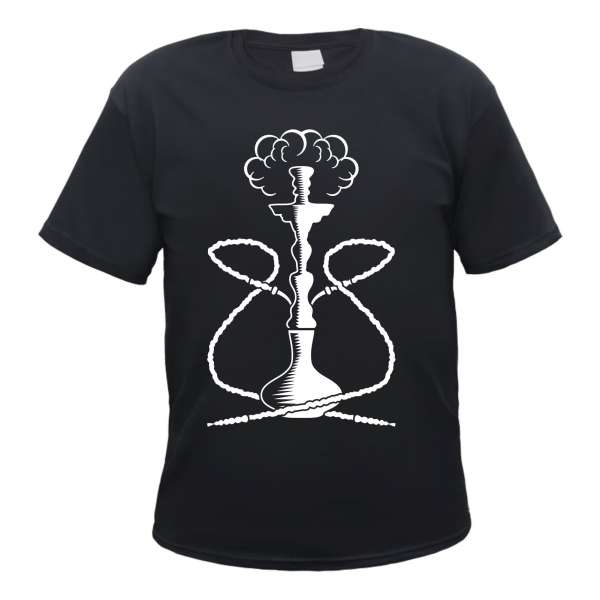 Shisha Wasserpfeife Herren T-Shirt - Druck - Tee Shirt