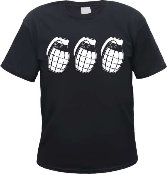 Drei Handgranaten Herren T-Shirt - Tee Shirt