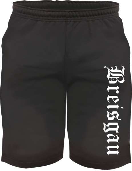 Breisgau Sweatshorts - Altdeutsch bedruckt - Kurze Hose Shorts