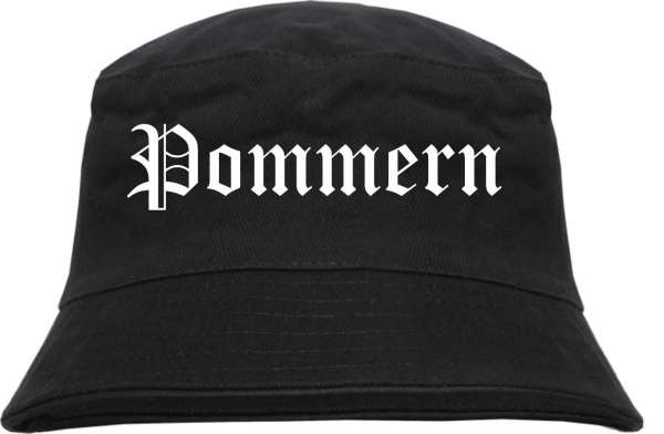 Pommern Fischerhut - Altdeutsch - bedruckt - Bucket Hat Anglerhut Hut