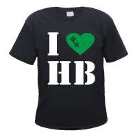 Bremen Herren T-Shirt - Tee Shirt - I Love HB Bremen Herren T-Shirt - Tee Shirt - I Love HB