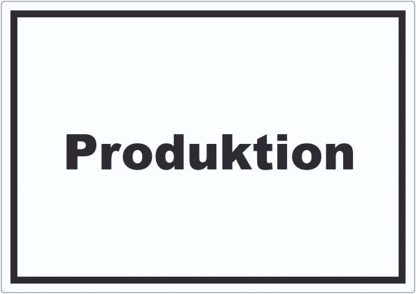 Produktion Aufkleber mit Text Herstellung Fertigung waagerecht