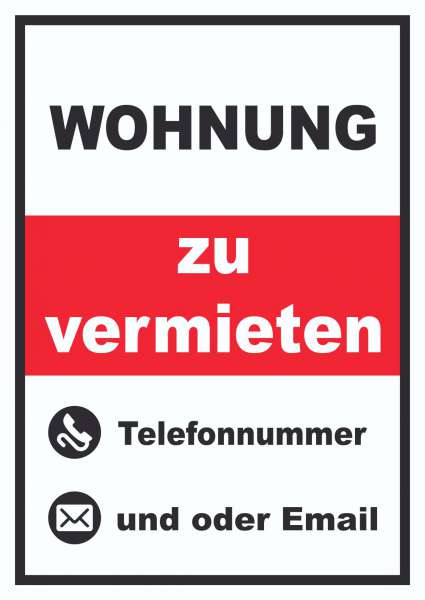 Wohnung zu vermieten Hochkant