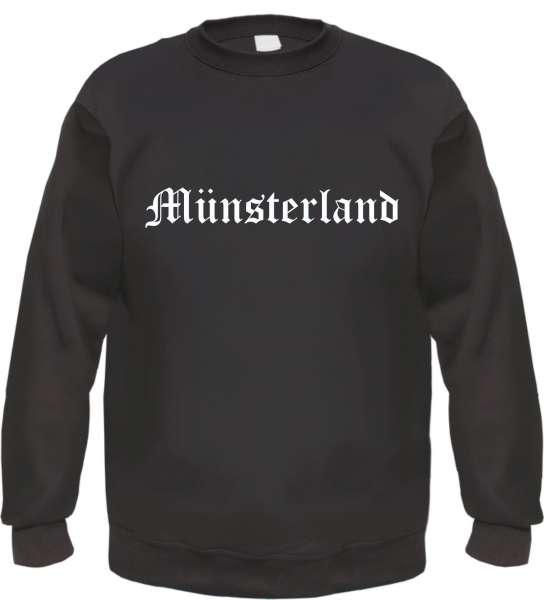 Münsterland Sweatshirt - Altdeutsch - bedruckt - Pullover