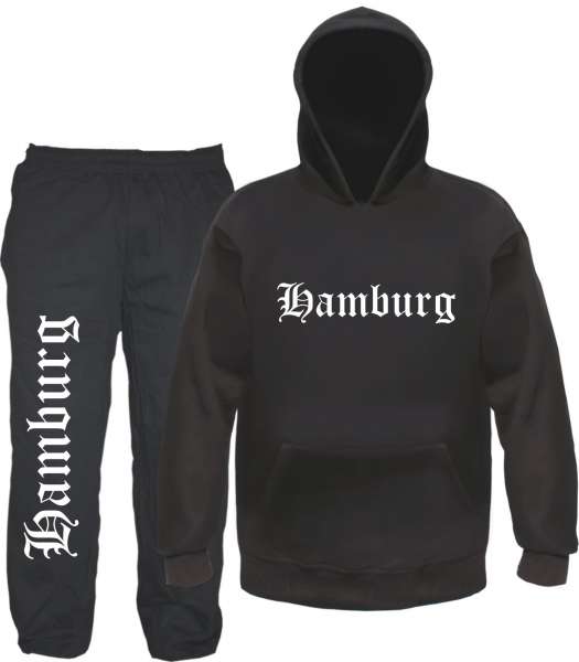 Hamburg Jogginganzug - Altdeutsch - Jogginghose und Hoodie