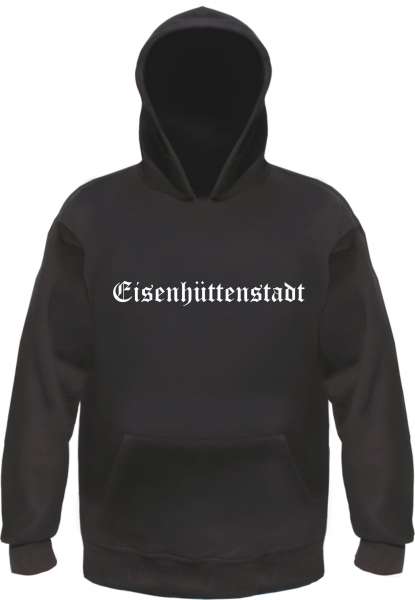 Eisenhüttenstadt Kapuzensweatshirt - Altdeutsch bedruckt - Hoodie Kapuzenpullover