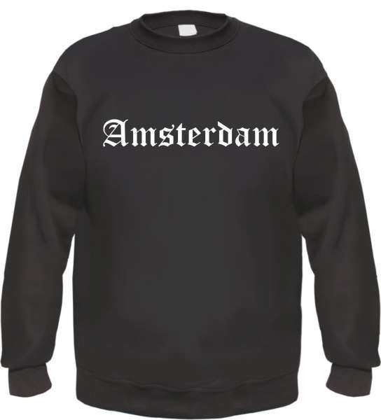 Amsterdam Sweatshirt - Altdeutsch - bedruckt - Pullover