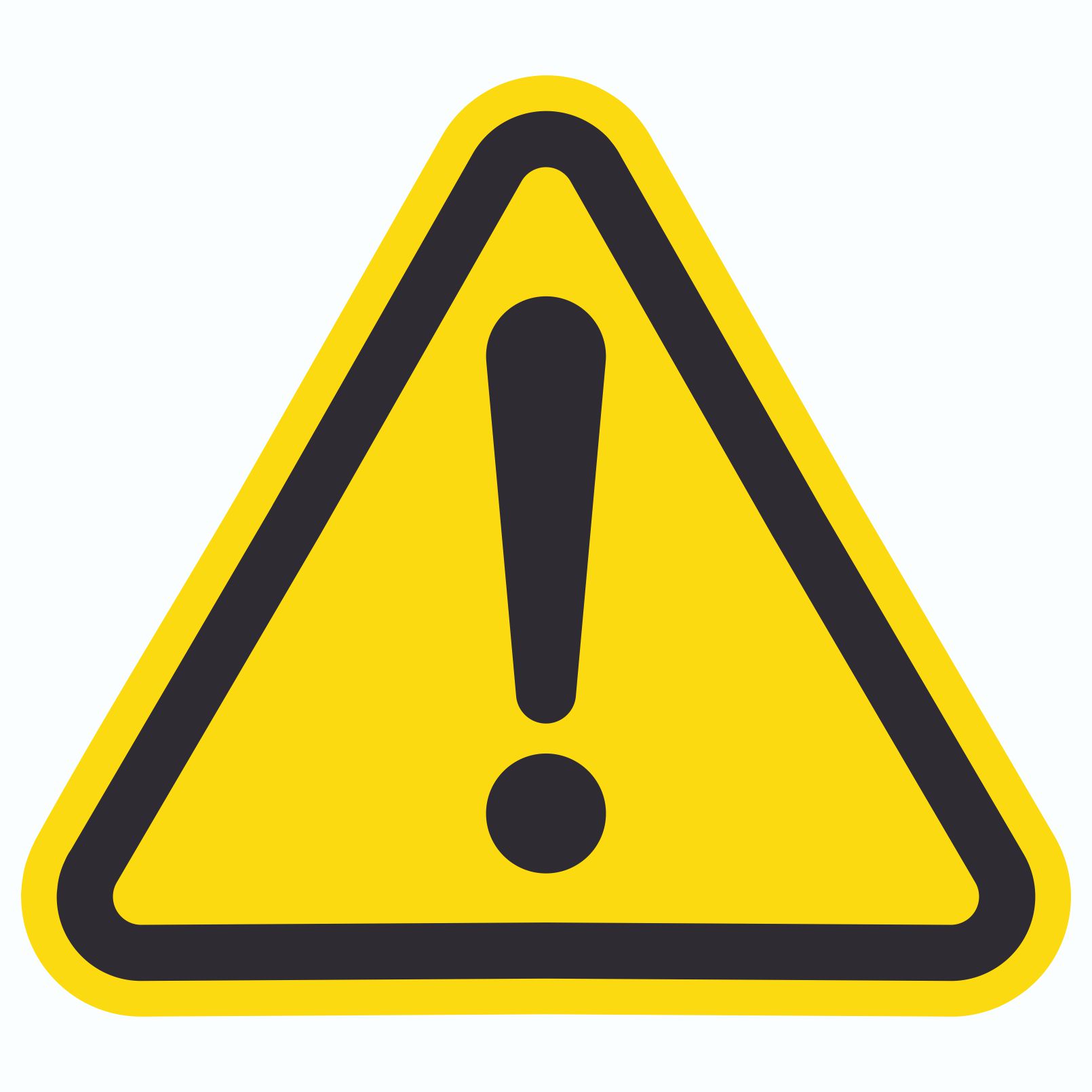 Achtung Zeichen Gelb Symbol Aufkleber Dreieck | HB-Druck Schilder