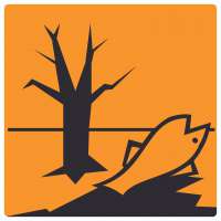 Aufkleber Quadrat Gefahrensymbol Umweltgefährlich Symbol Aufkleber Quadrat Gefahrensymbol Umweltgefährlich Symbol