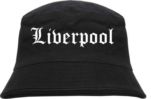 Liverpool Fischerhut - Altdeutsch - bedruckt - Bucket Hat Anglerhut Hut