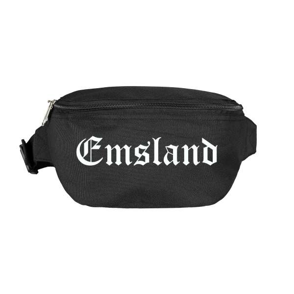 Emsland Bauchtasche - Altdeutsch bedruckt - Gürteltasche Hipbag