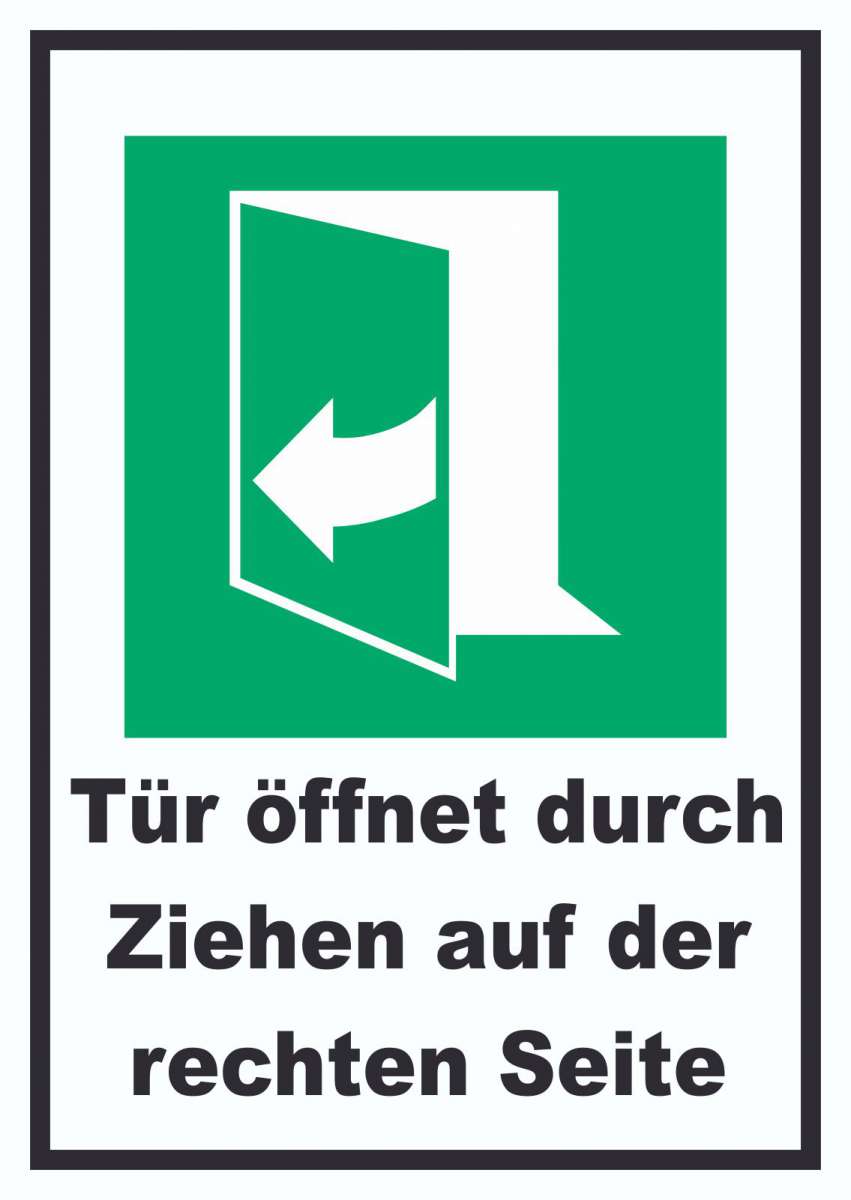 Aufkleber "Achtung! Automatiktür" 70 X 35 Mm - Design112 GmbH