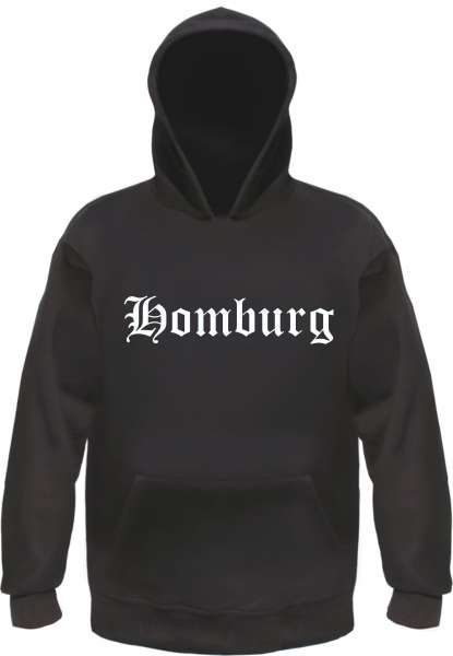 Homburg Kapuzensweatshirt - Altdeutsch bedruckt - Hoodie Kapuzenpullover