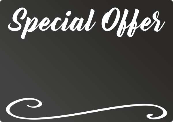 Special offer Tafel - waagerecht - Kreidetafel Chalkboard