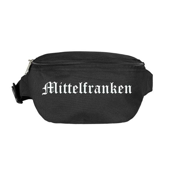 Mittelfranken Bauchtasche - Altdeutsch bedruckt - Gürteltasche Hipbag