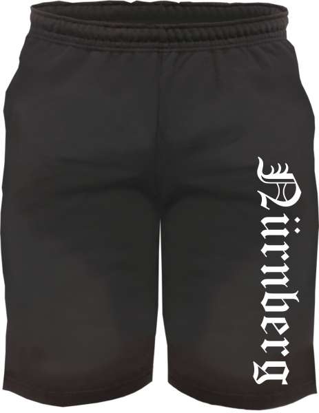 Nürnberg Sweatshorts - Altdeutsch bedruckt - Kurze Hose Shorts