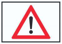 Achtung Zeichen Weiss Symbol Schild Achtung Zeichen Weiss Symbol Schild