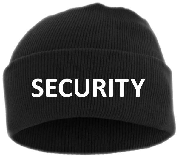 Security Umschlagmütze - Bestickt - Mütze mit breitem Umschlag