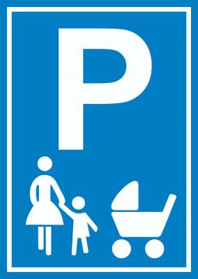 Parken Nur Für Kunden Schild | Alu-Verbund | Gelb | Rechteck